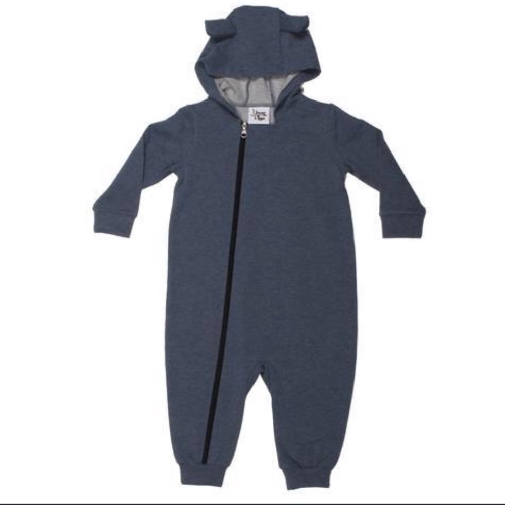 Kids Bear Ear Playsuit
